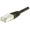 Image de Dexlan Câble patch Cat. 6A, S/FTP, cuivre, PoE, noir, 15,0 m Câble de raccordement 10 Gigabit avec (S/FTP, CAT6a, 15 m), Câble réseau