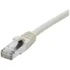Image de Exertis Connect Câble de raccordement S/FTP (PiIMF), Cat 6A (EIA/TIA), gris, 0.15 m Câble de raccordement avec (S/FTP, CAT6a, 0.15 m), Câble réseau
