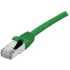 Image de Exertis Connect Câble de raccordement S/FTP (PiIMF), Cat 6A (EIA/TIA), vert, 0.5 m Câble de raccordement avec (S/FTP, CAT6a, 0.50 m), Câble réseau