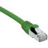 Image de Cordon Rj45 Catégorie 6a S/ftp Lsoh Snagless Vert - 1 M