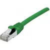 Image de Exertis Connect Câble de raccordement S/FTP (PiIMF), Cat 6A (EIA/TIA), vert, 5.0 m Câble de raccordement avec (S/FTP, CAT6a, 5 m), Câble réseau