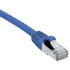 Image de Cordon Rj45 Catégorie 6a S/ftp Lsoh Snagless Bleu - 3 M