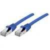 Image de Exertis Connect Câble de raccordement S/FTP (PiIMF), Cat 6A (EIA/TIA), bleu, 10.0 m Câble de raccordement avec (S/FTP, CAT6a, 10 m), Câble réseau