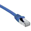 Image de Cordon Rj45 Catégorie 6a S/ftp Lsoh Snagless Bleu - 10 M