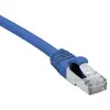 Image de Cordon Rj45 Catégorie 6a S/ftp Lsoh Snagless Bleu - 15 M