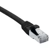 Image de Cordon Rj45 Catégorie 6a S/ftp Lsoh Snagless Noir - 10 M
