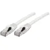 Image de Exertis Connect Câble de raccordement S/FTP (PiIMF), Cat 6A (EIA/TIA), blanc, 7.5 m Câble de raccordement avec (S/FTP, CAT6a, 7.50 m), Câble réseau