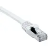 Image de Cordon Rj45 Catégorie 6a S/ftp Lsoh Snagless Blanc - 15 M
