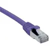 Image de Cordon Rj45 Catégorie 6a S/ftp Lsoh Snagless Violet - 15 M