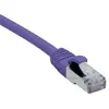 Image de Cordon Rj45 Catégorie 6a S/ftp Lsoh Snagless Violet - 15 M