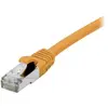 Image de Exertis Connect Câble de raccordement S/FTP (PiIMF), Cat 6A (EIA/TIA), orange, 3,0 m Câble de raccordement avec (S/FTP, CAT6a, 3 m), Câble réseau