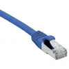 Image de Cordon Rj45 Budget Sur Câble Catégorie 7 S/ftp Lsoh Bleu 2m