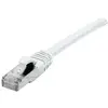 Image de Cordon Blindé Rj45 Blanc 5m Sur Câble Cat 7 S/ftp Lsoh Sng