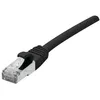 Image de Cordon Blindé Rj45 Noir 10m Sur Câble Cat 7 S/ftp Lsoh Sng