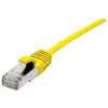 Image de Cordon Patch Blindé Rj45 Fin Jaune 1m Cat 6a S/ftp Lsoh Sng