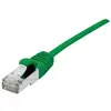 Image de Cordon Patch Blindé Rj45 Fin Vert 0.3m Cat 6a S/ftp Lsoh Sng