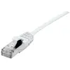 Image de Cordon Patch Blindé Rj45 Blanc 0.3m Cat 6a S/ftp Lsoh Sng