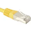 Image de Cordon Rj45 Catégorie 6a F/utp Jaune - 1 M