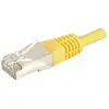 Image de Exertis Connect Câble patch F/UTP, CAT.6a, jaune, 3.0 m Pour 10 Gigabit/s, avec protection extra mince contre la (CAT6a, 3 m), Câble réseau