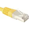 Image de Cordon Rj45 Catégorie 6a F/utp Jaune - 75 M