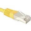 Image de Cordon Rj45 Catégorie 6a F/utp Jaune - 15 M