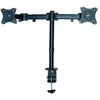 Image de Exertis Connect Support de table double pour 2 écrans plats jusqu'à 68 cm (jusqu'à 68,60cm (27")) Support d'écran (Tables, 27", 8 kg), Support de moniteur, Noir