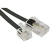 Image de Cordon Téléphonique Rj11 Vers Rj45 Noir - 15.00m