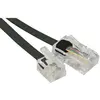Image de Cordon Téléphonique Rj11 Vers Rj45 Noir - 2.00m