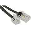 Image de Cordon Téléphonique Rj11 Vers Rj45 Noir - 5.00m