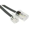 Image de Cordon Téléphonique Rj11 Vers Rj45 Noir - 7.00m