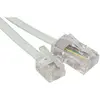 Image de Cordon Téléphonique Rj11 Vers Rj45 Blanc - 7.00m