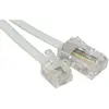 Image de Cordon Téléphonique Rj11 Vers Rj45 Blanc - 15.00m