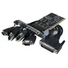 Image de DEXLAN Carte PCI 4 p.serie DB9+1 p.parallèle Std+Low Profile