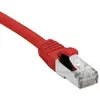 Image de Cordon Rj45 Catégorie 5e F/utp Snagless Rouge - 1 M