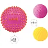Image de LUDI, Jouet à saisir, Sensory ball set - rose - LU30022