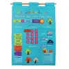 Image de CALENDRIER TISSU BLEU