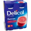 Image de Delical Boisson HP/HC Lactée Saveur Fruits Rouges 4 x 200 ml