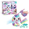Image de Peluche Airbrush Chiot à personnaliser - Peluche spray art avec feutres et pochoirs - OFG 249