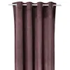 Image de Atmosphera - Rideau à oeillets LILOU - 140 x 260 cm - Marron tonka - Lilou