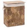 Image de FIVE Simply Smart - Panier à Linge en Bambou "Blackflora" 50L Beige