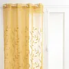 Image de Atmosphera - Voilage brodé Izzy 140 x 240 cm - Ocre - Izzy
