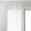 Image de Atmosphera - 2 Voilages Dev effet feuille - 60 x 90 cm - Blanc - Dev