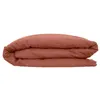 Image de Atmosphera - Housse de couette 2 places en lin 260x240 - Terracotta