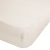 Image de Atmosphera - Drap Housse bonnet 30 cm 100% Lin Tropiques 140x190 cm - Beige Lin - Tropiques