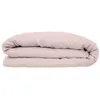 Image de Atmosphera - Housse de couette 2 places en lin 260x240 - Rose