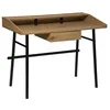 Image de Atmosphera - Bureau Josan en MDF avec 1 tiroir de rangement central - Effet Chêne - Josan