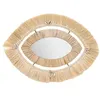 Image de Atmosphera Créateur d'intérieur - Miroir Mural Raphia "Tropique Australe" 44cm Beige
