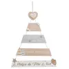 Image de Atmosphera Créateur d'intérieur - Pancarte de Noël Sapin "Laponie" 70cm Beige