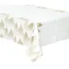 Image de Atmosphera Créateur d'intérieur - Nappe Imprimée Sapin "Colorama" 140x360cm Blanc & Or
