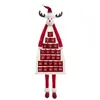 Image de Calendrier de l'Avent Mural Renne 99cm Rouge